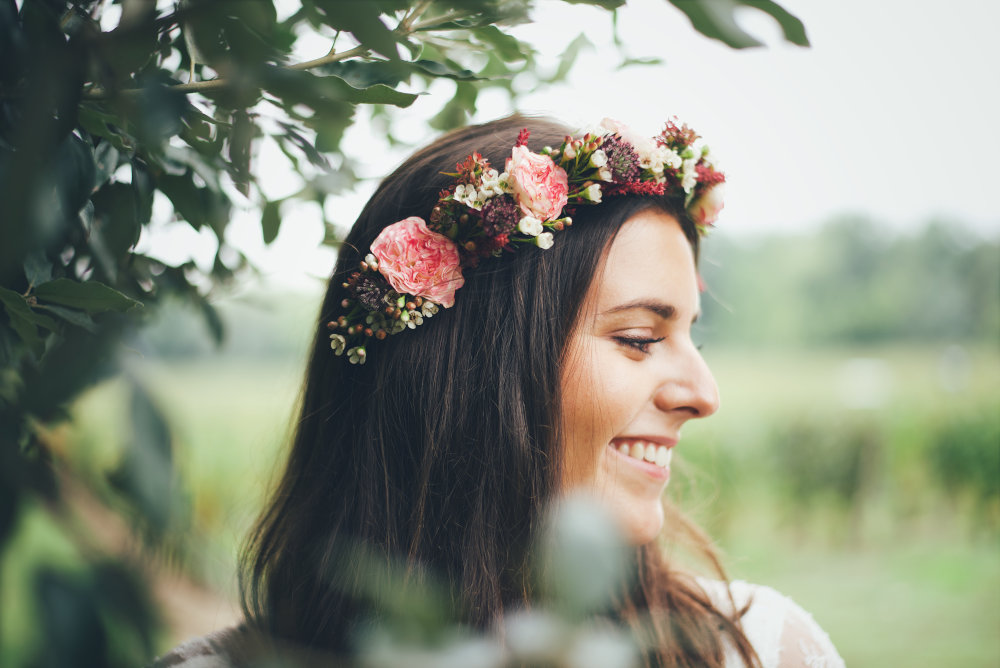 sublimer la mariee avec nos accessoires fleuris